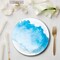 8 Ct. Pink & Blue Watercolor Paper Dessert Plates Perfect Gender Reveal Party Plates